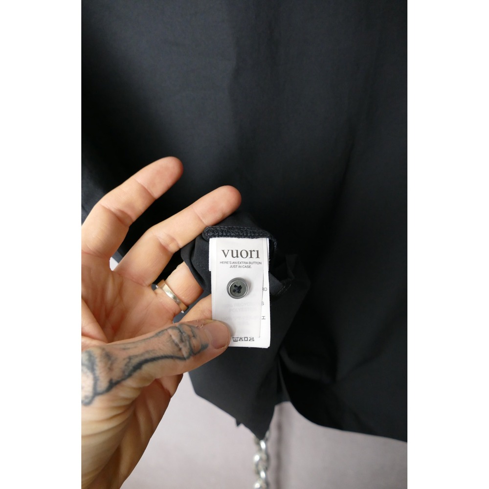 Vuori Mens Short Sleeve Button Up Shirt Dark Gray Size M Polyester‎ Blend - Picture 7 of 10